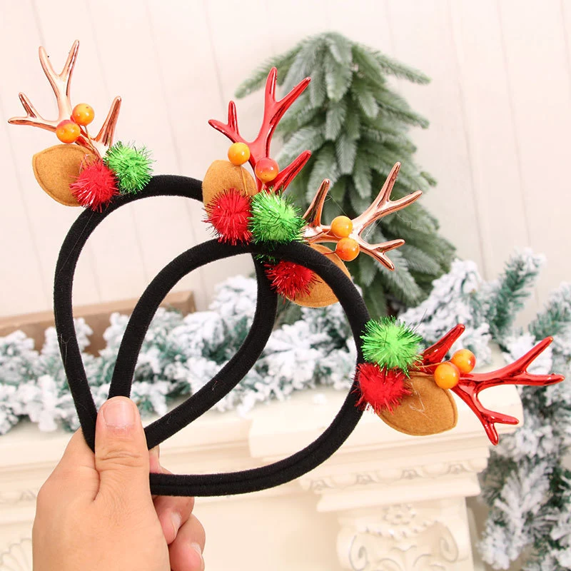 Festive Holiday Antler Headband Stornfield