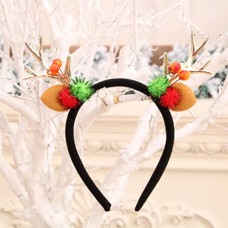 Festive Holiday Antler Headband Stornfield