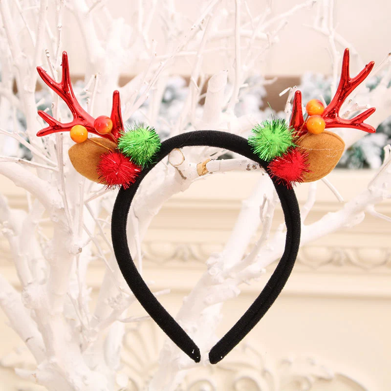 Festive Holiday Antler Headband Stornfield