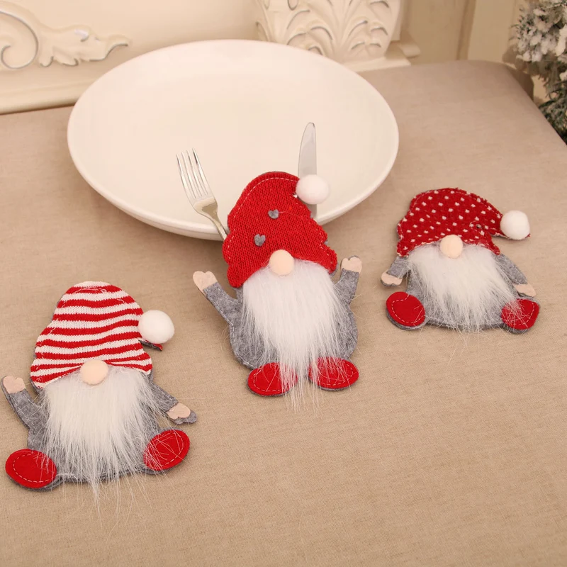Festive Gnome Cutlery Holder Stornfield