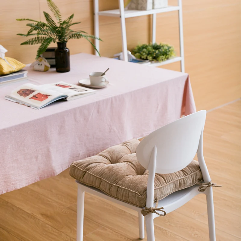 High-quality velvet seat cushion with square tufting and thick padding Stornfield