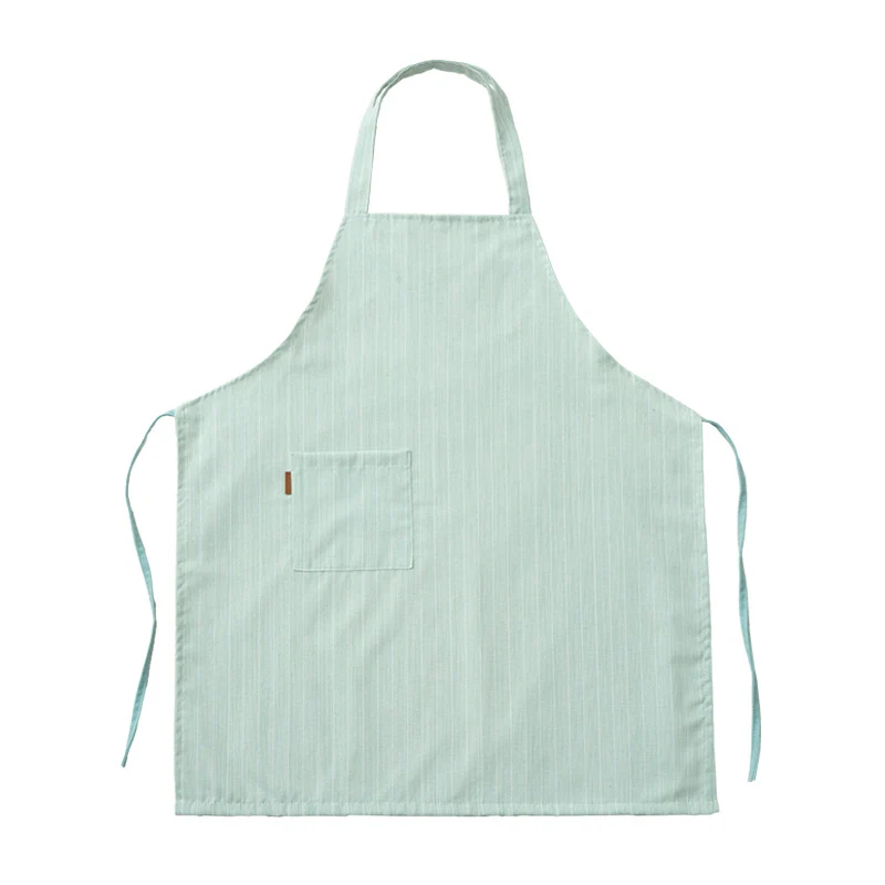 Cotton-linen cooking apron with pocket and adjustable neck strap Stornfield