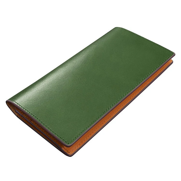 Elegante lange Leder Brieftasche Karnz