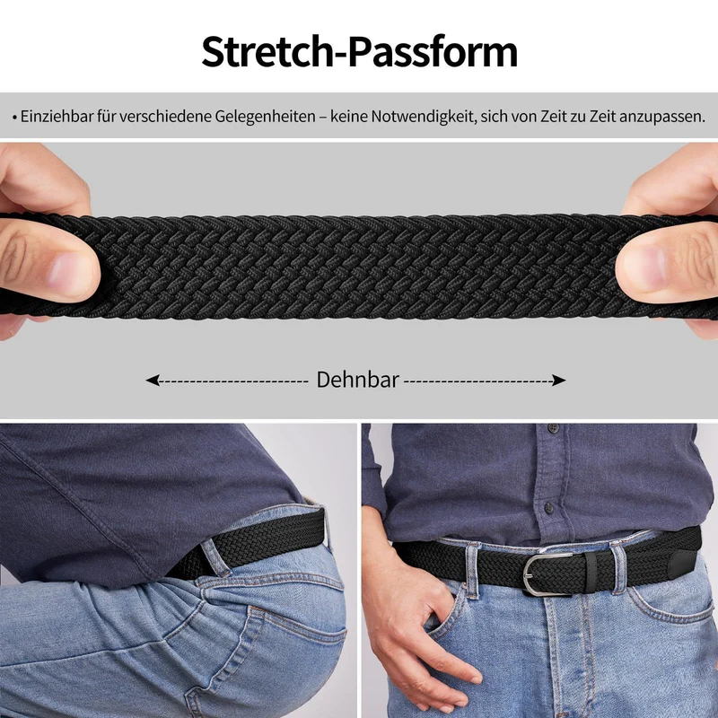Geflochtenes Leder-Belt Karnz