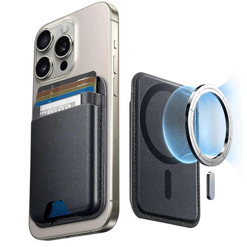 Magnetische Leder Telefon Geldbörse Karnz