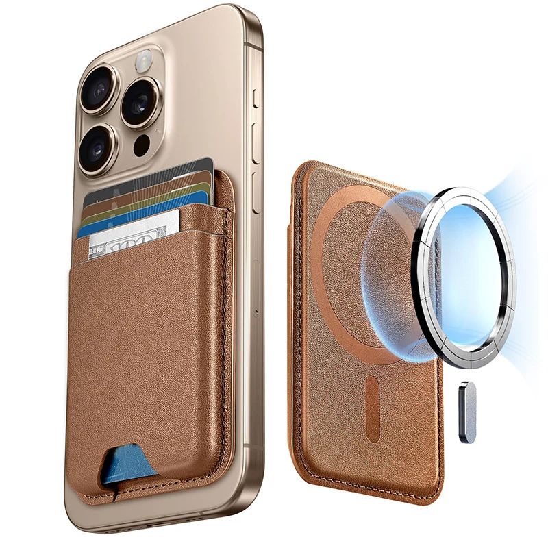 Magnetische Leder Telefon Geldbörse Karnz