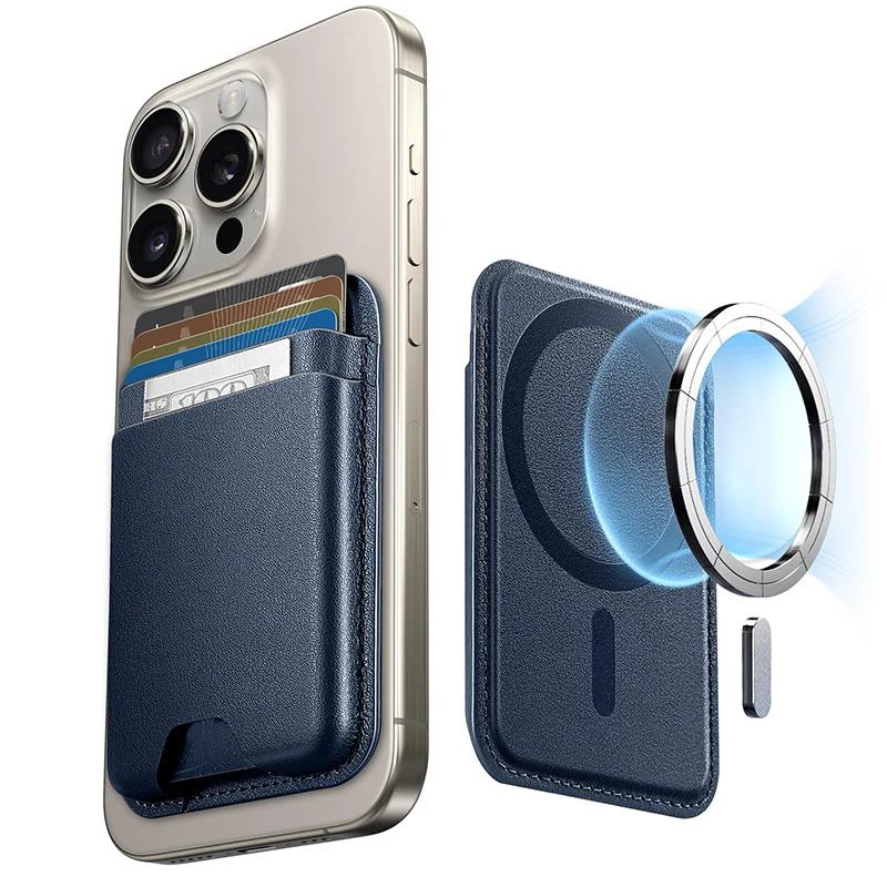 Magnetische Leder Telefon Geldbörse Karnz