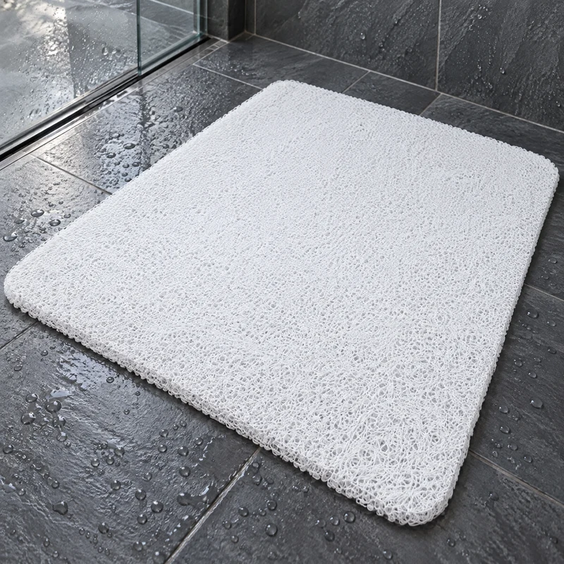 Rutschfeste Duschmatte 40x60 & 50x80 cm – Weiche PVC-Matte für sicheres Duschen im Badezimmer