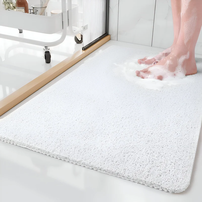 Rutschfeste Duschmatte 40x60 & 50x80 cm – Weiche PVC-Matte für sicheres Duschen im Badezimmer