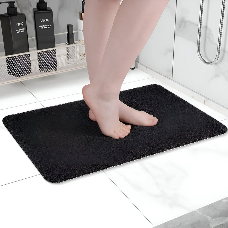 Rutschfeste Duschmatte 40x60 & 50x80 cm – Weiche PVC-Matte für sicheres Duschen im Badezimmer
