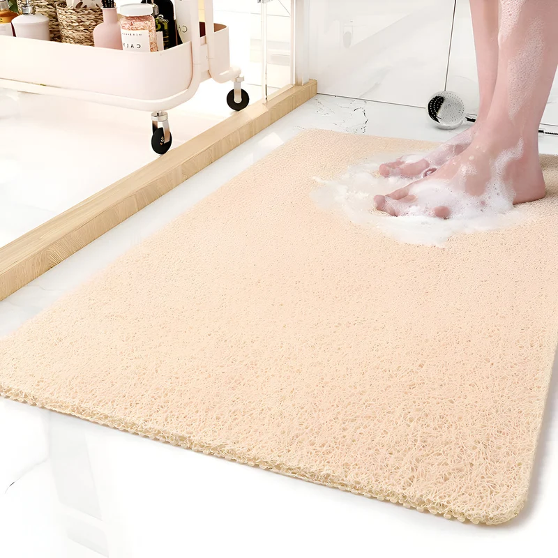 Rutschfeste Duschmatte 40x60 & 50x80 cm – Weiche PVC-Matte für sicheres Duschen im Badezimmer