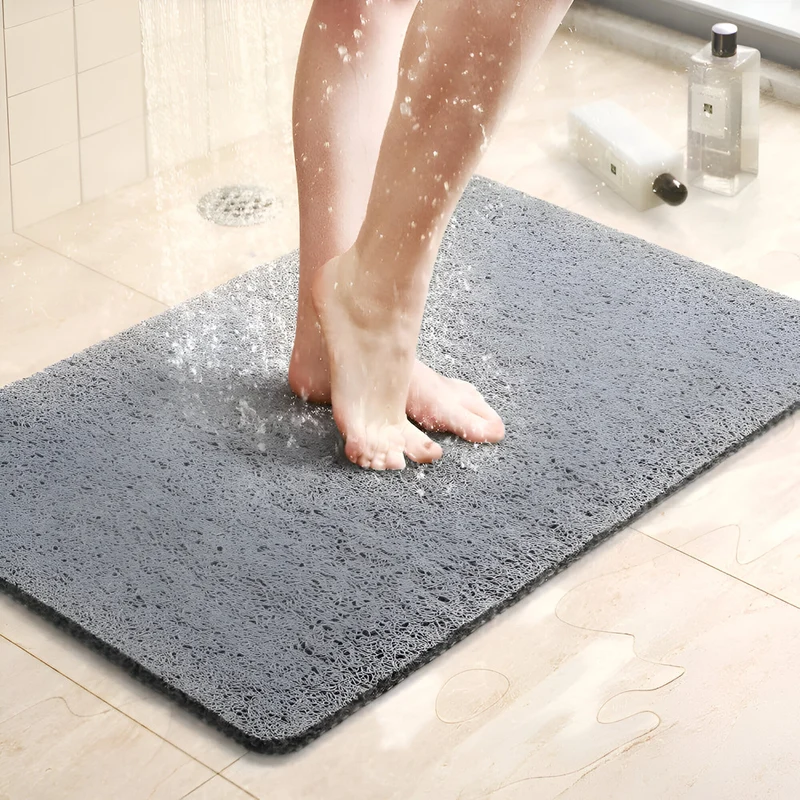 Rutschfeste Duschmatte 40x60 & 50x80 cm – Weiche PVC-Matte für sicheres Duschen im Badezimmer