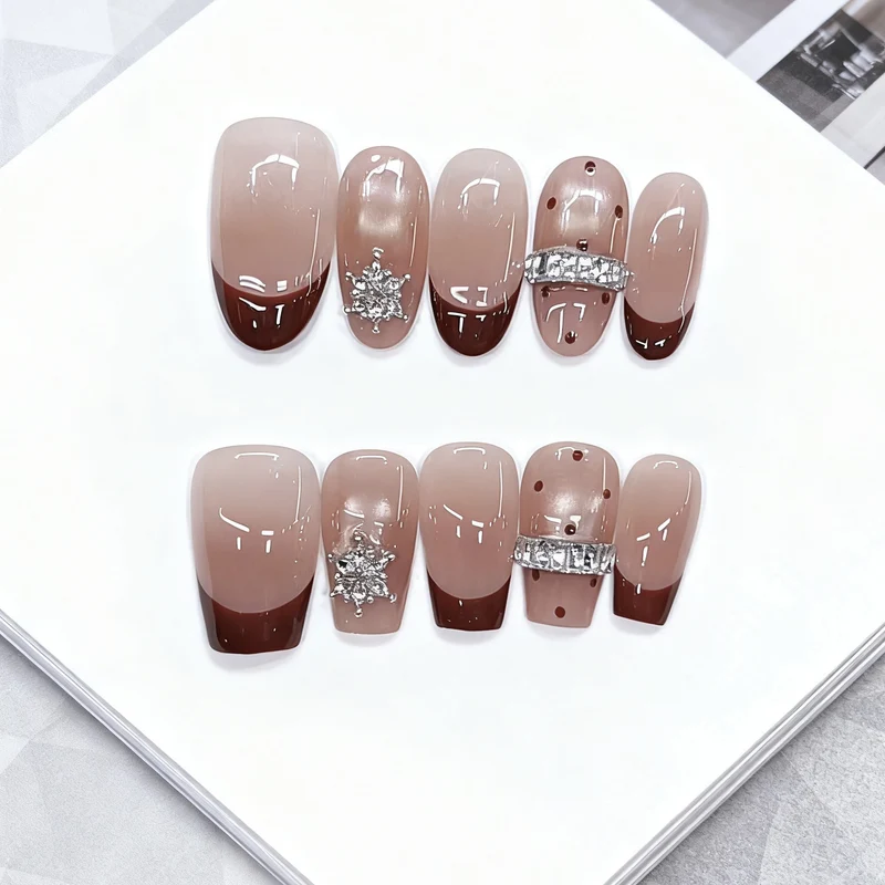 Elegante Glamour Press-On Nagel Set Karnz