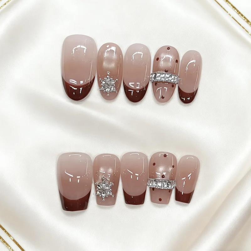 Elegante Glamour Press-On Nagel Set Karnz