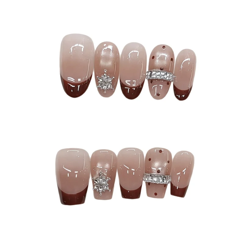 Elegante Glamour Press-On Nagel Set Karnz