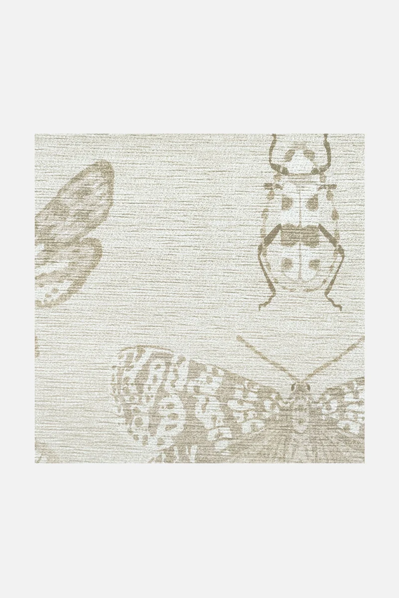 Schmetterling Beige Teppich