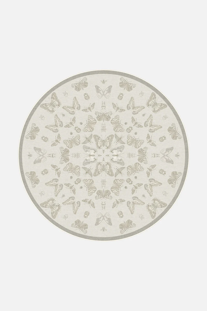 Schmetterling Beige Teppich