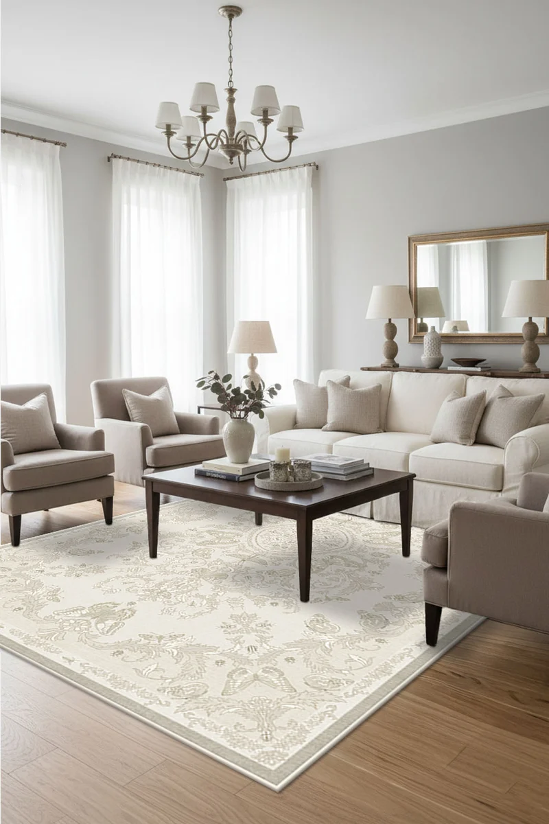 Nymphalis Beige Teppich