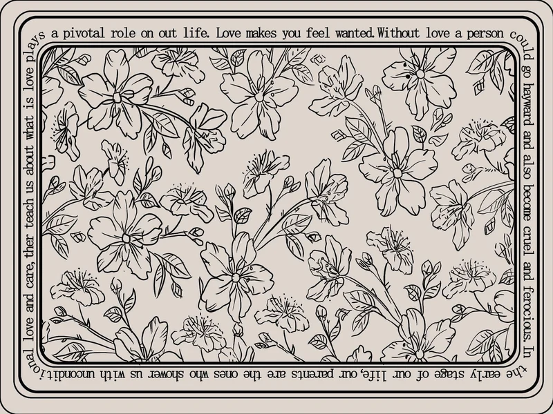 Inspirational Floral Quote Floor Mat Stornfield