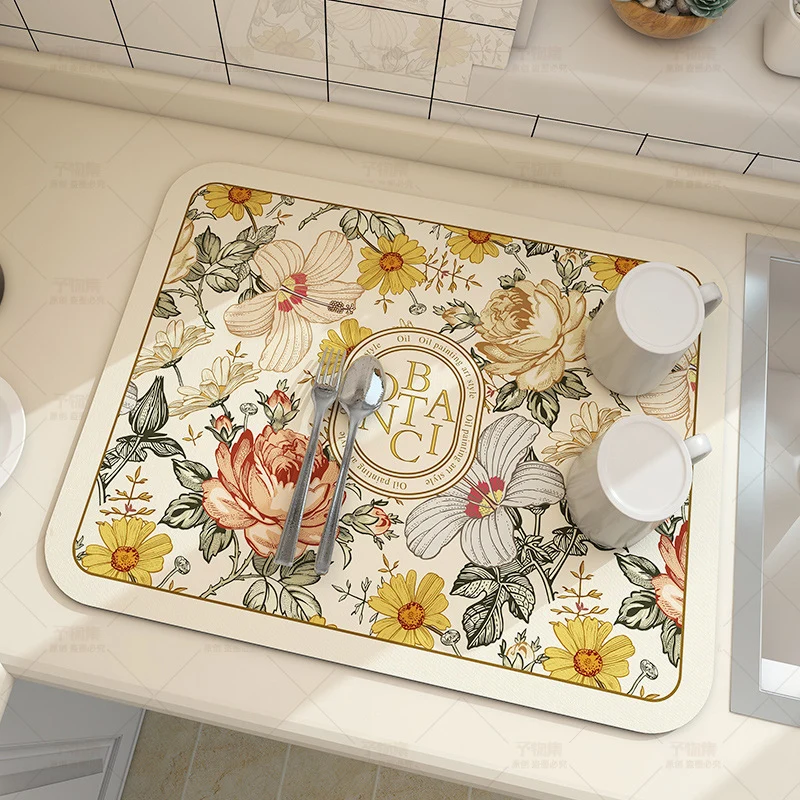 Inspirational Floral Quote Floor Mat Stornfield