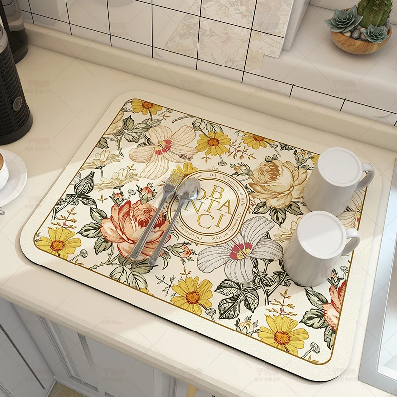 Inspirational Floral Quote Floor Mat Stornfield