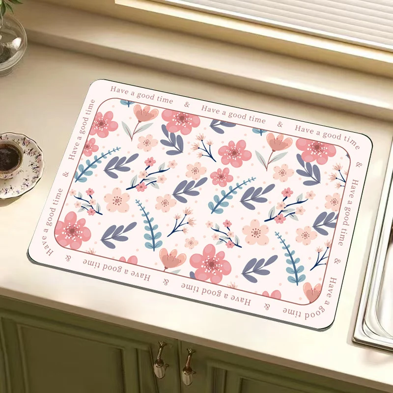 Inspirational Floral Floor Mat Stornfield