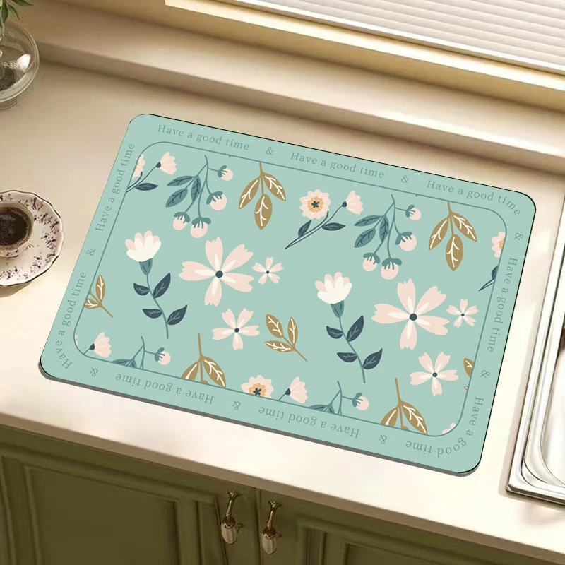 Inspirational Floral Floor Mat Stornfield