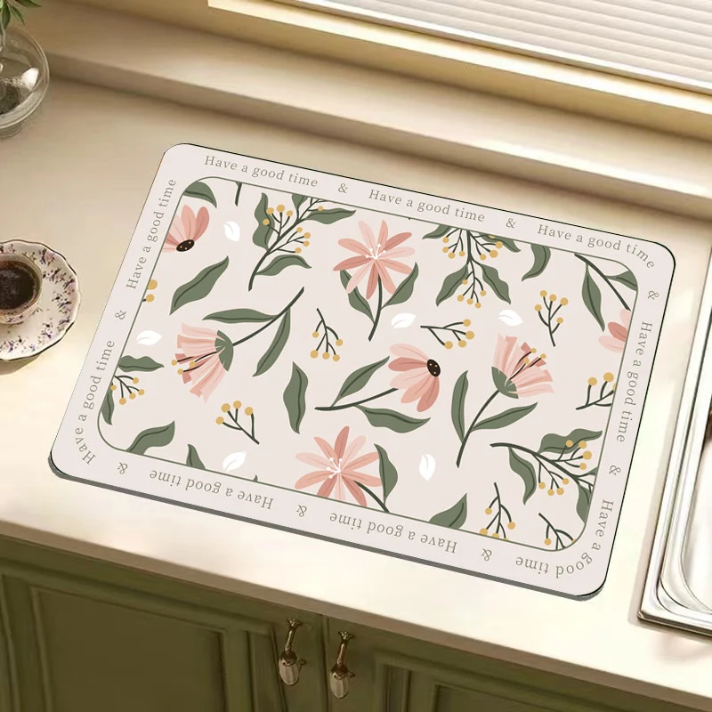 Inspirational Floral Floor Mat Stornfield