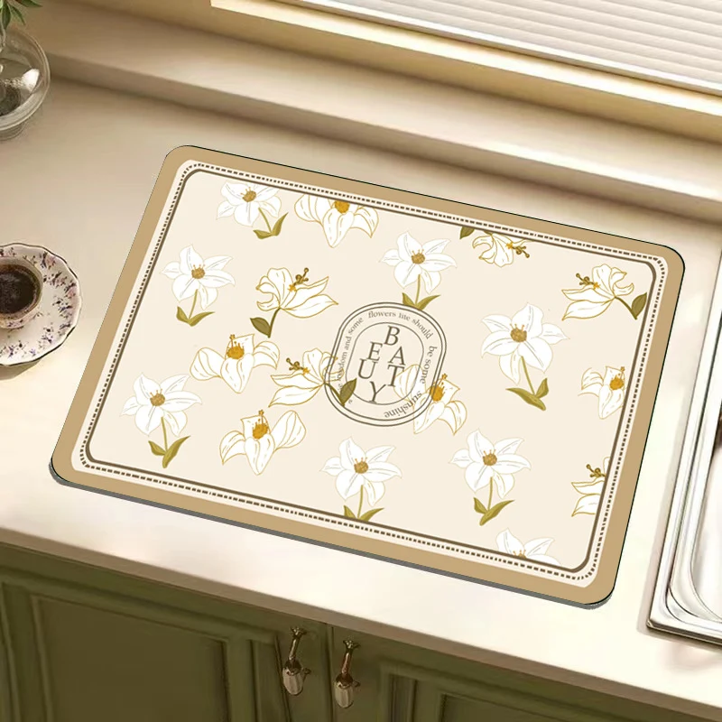 Inspirational Floral Floor Mat Stornfield