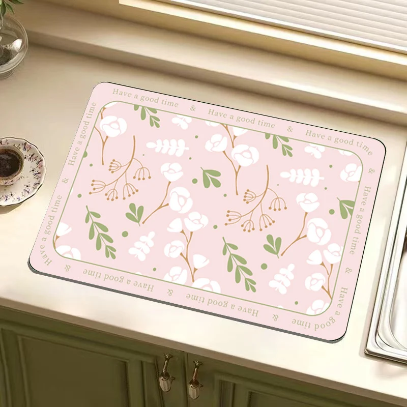 Inspirational Floral Floor Mat Stornfield