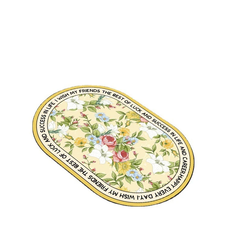 Inspirational Floral Bath Mat Stornfield