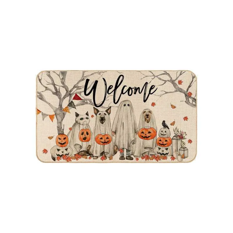 Halloween-Themed Decorative Welcome Mat Stornfield