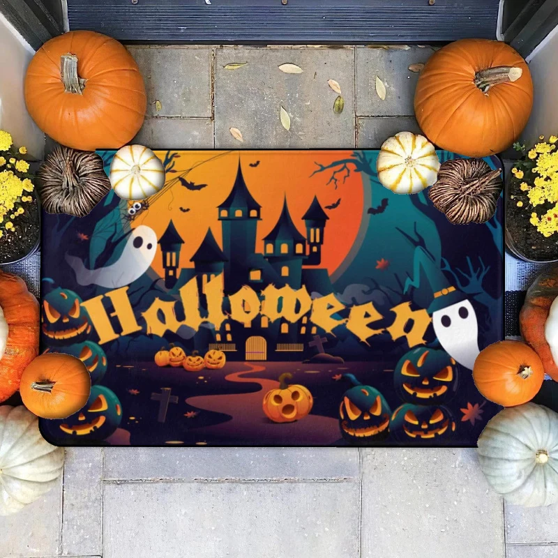 Halloween-Themed Decorative Welcome Mat Stornfield