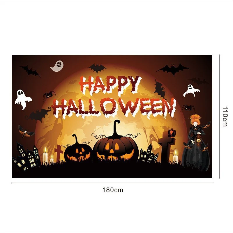 Halloween-Themed Decorative Welcome Mat Stornfield