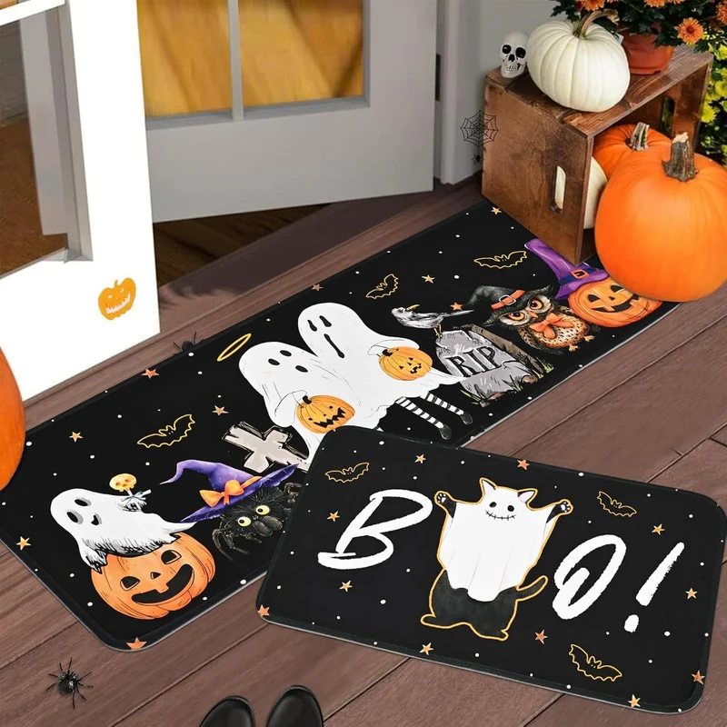 Halloween-Themed Decorative Floor Mat Stornfield