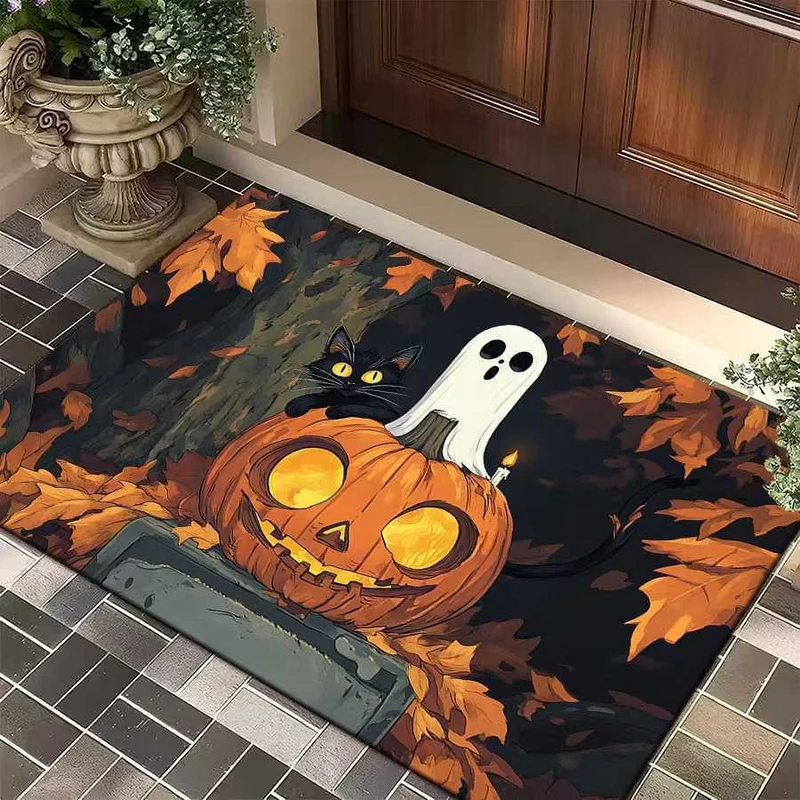 Halloween-Themed Decorative Entrance Mat Stornfield