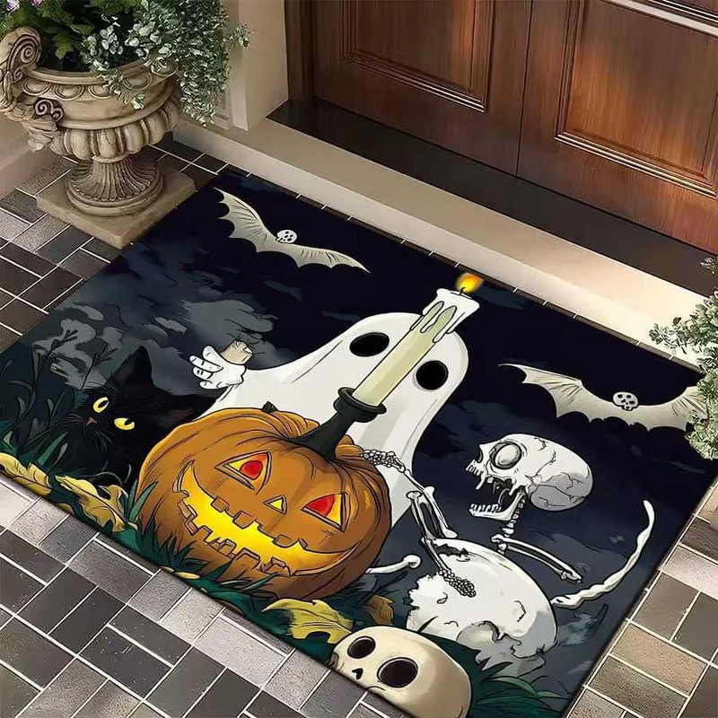 Halloween-Themed Decorative Entrance Mat Stornfield