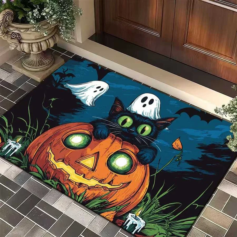 Halloween-Themed Decorative Entrance Mat Stornfield