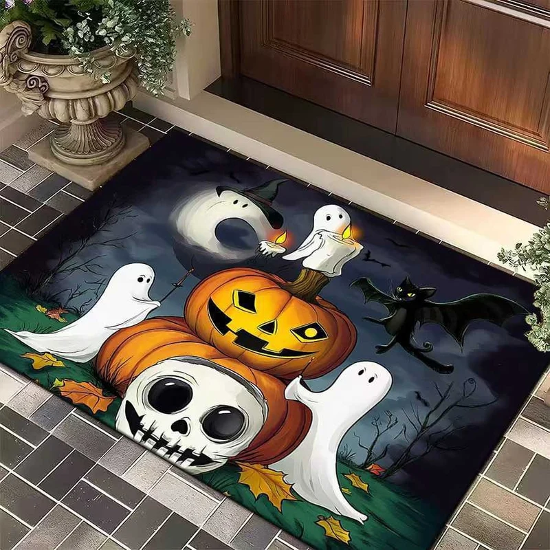 Halloween-Themed Decorative Entrance Mat Stornfield