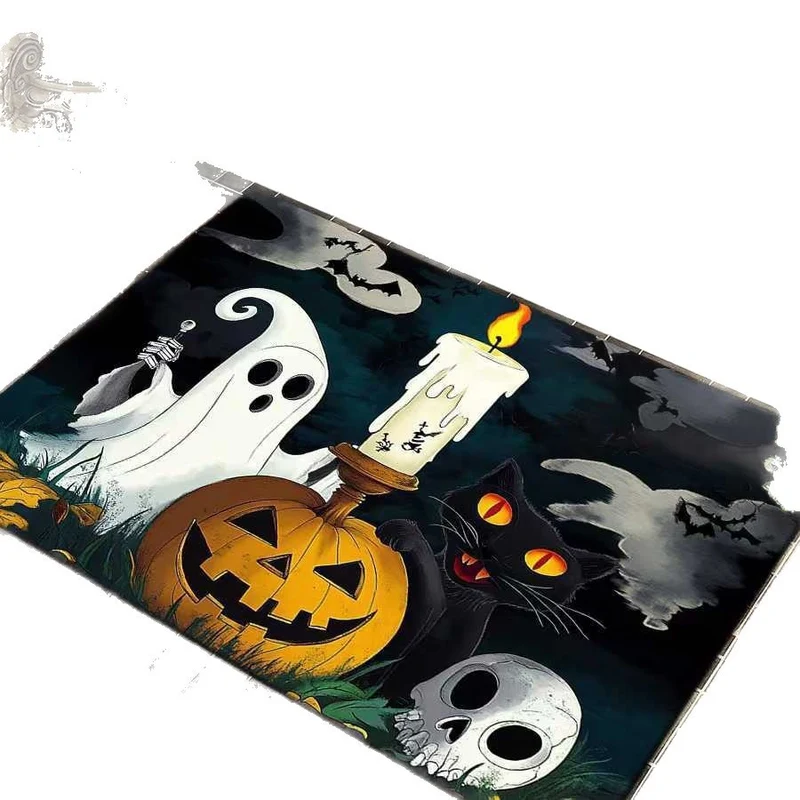 Halloween-Themed Decorative Entrance Mat Stornfield