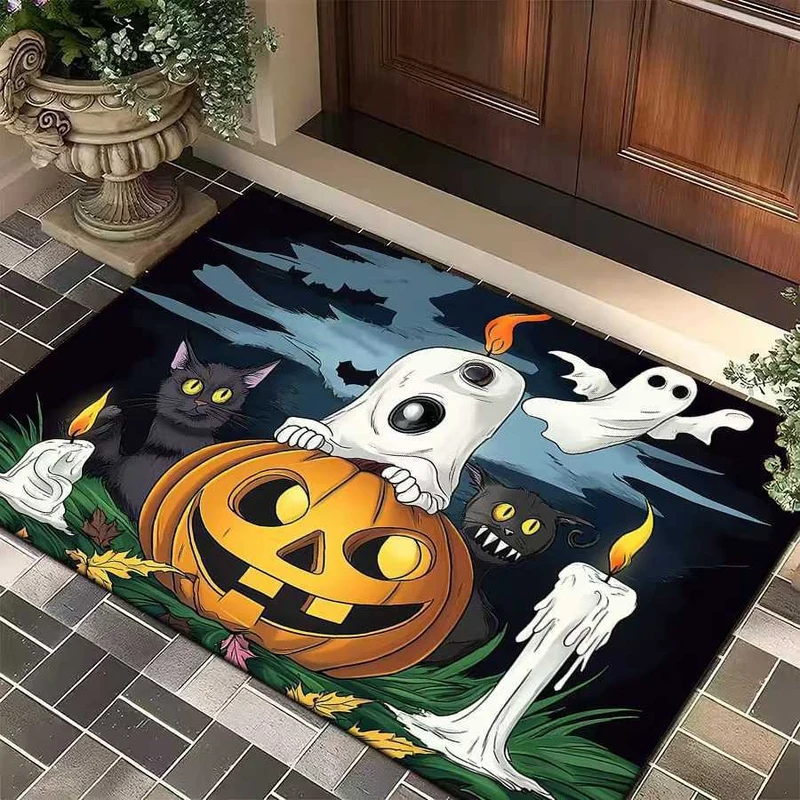 Halloween-Themed Decorative Entrance Mat Stornfield