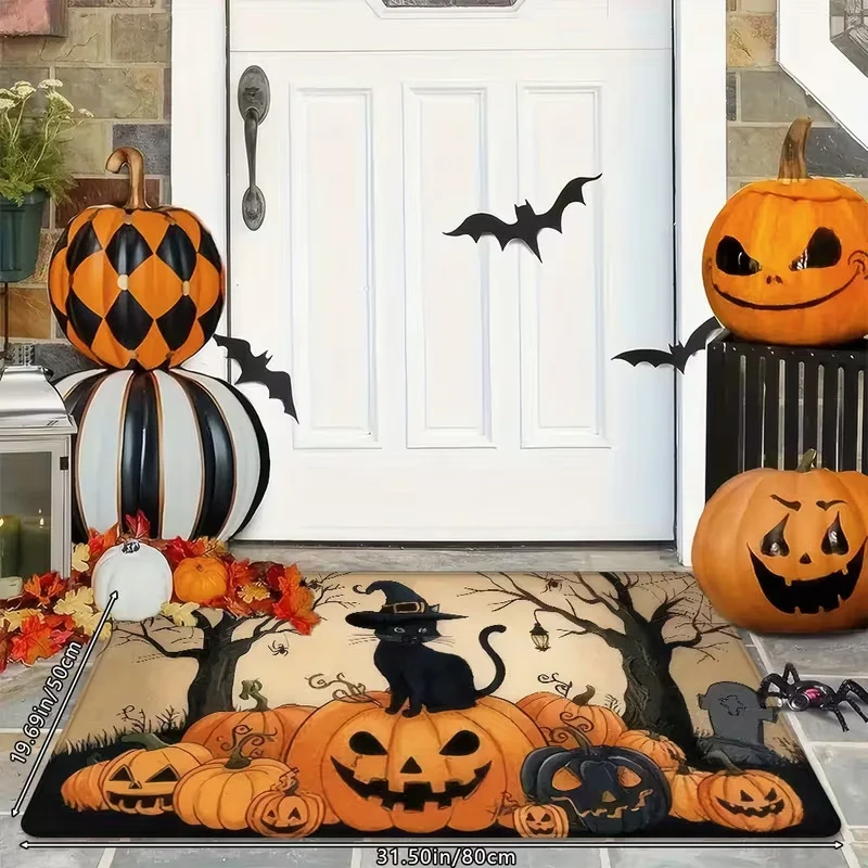 Halloween-Themed Decorative Doormat Stornfield