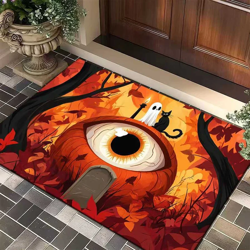 Halloween-Themed Decorative Door Mat Stornfield