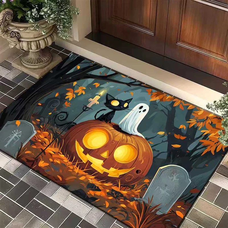 Halloween-Themed Decorative Door Mat Stornfield