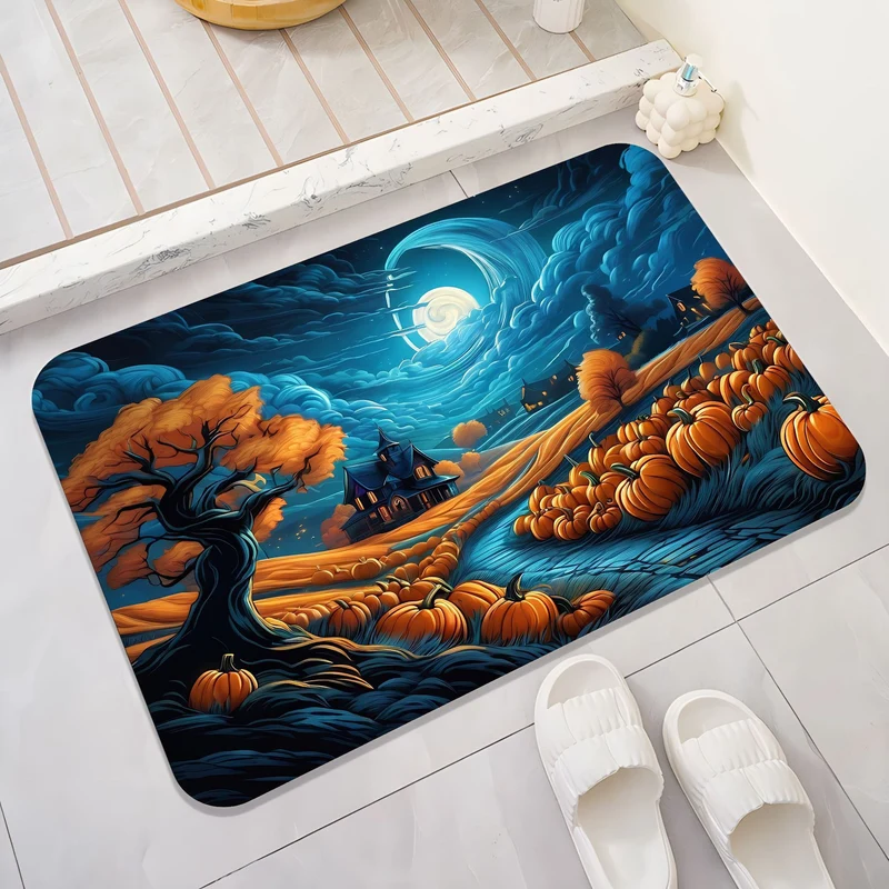 Halloween-Themed Cat Decorative Mat Stornfield