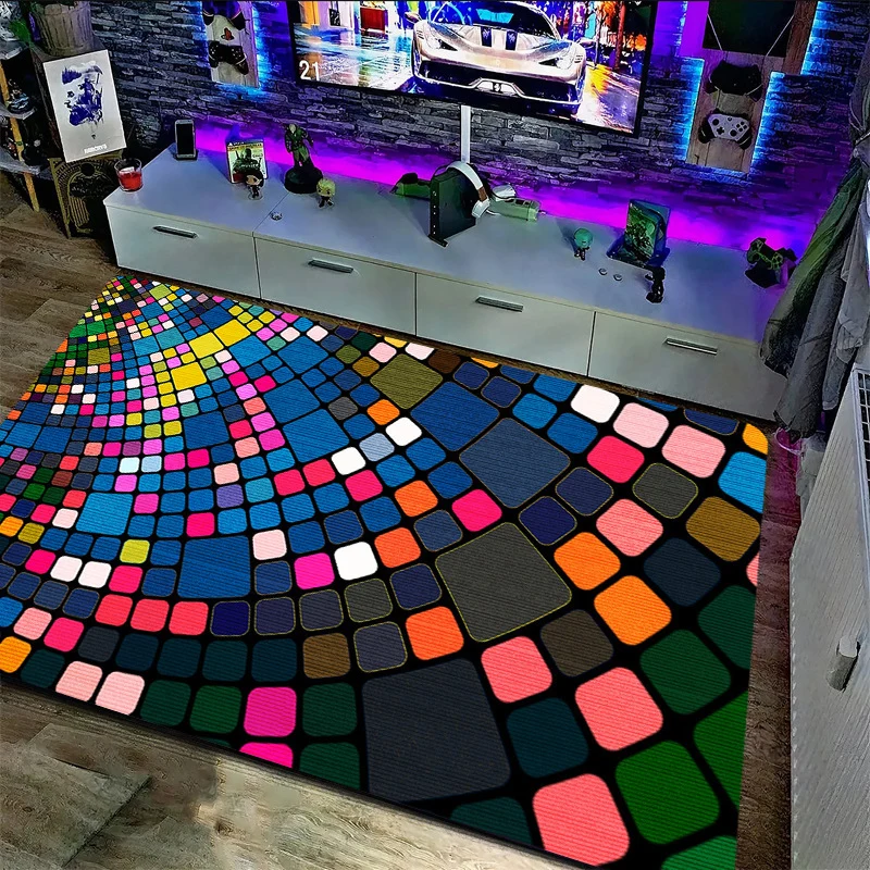 Geometric Print Area Rug Stornfield