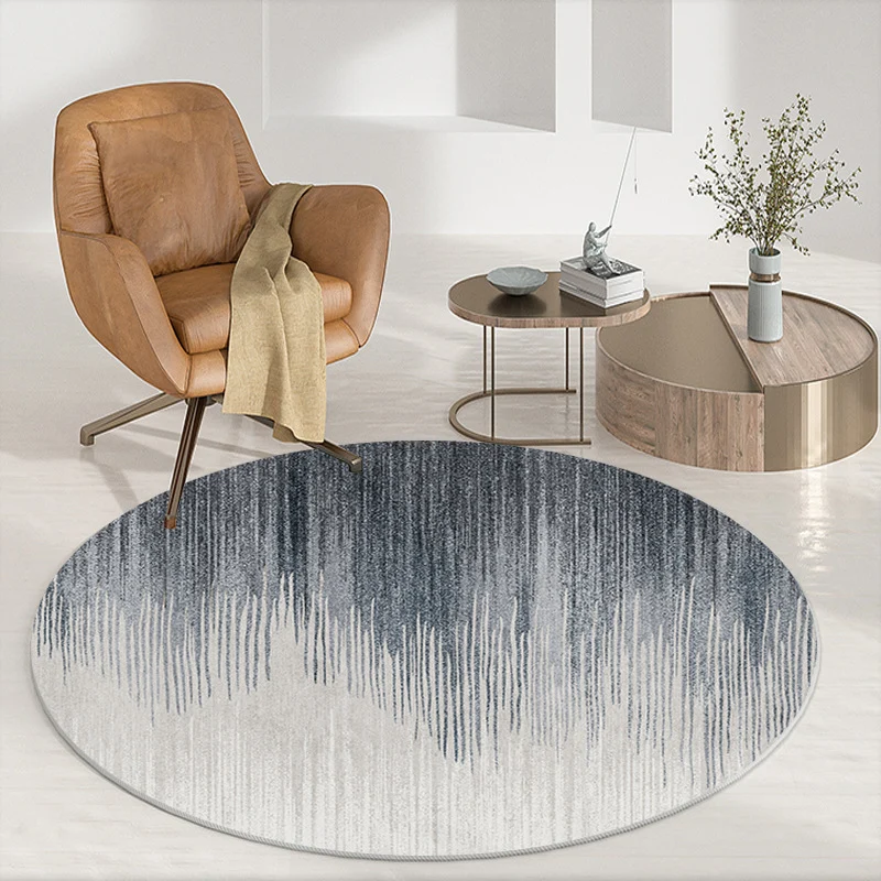 Geometric Patterned Round Area Rug Stornfield