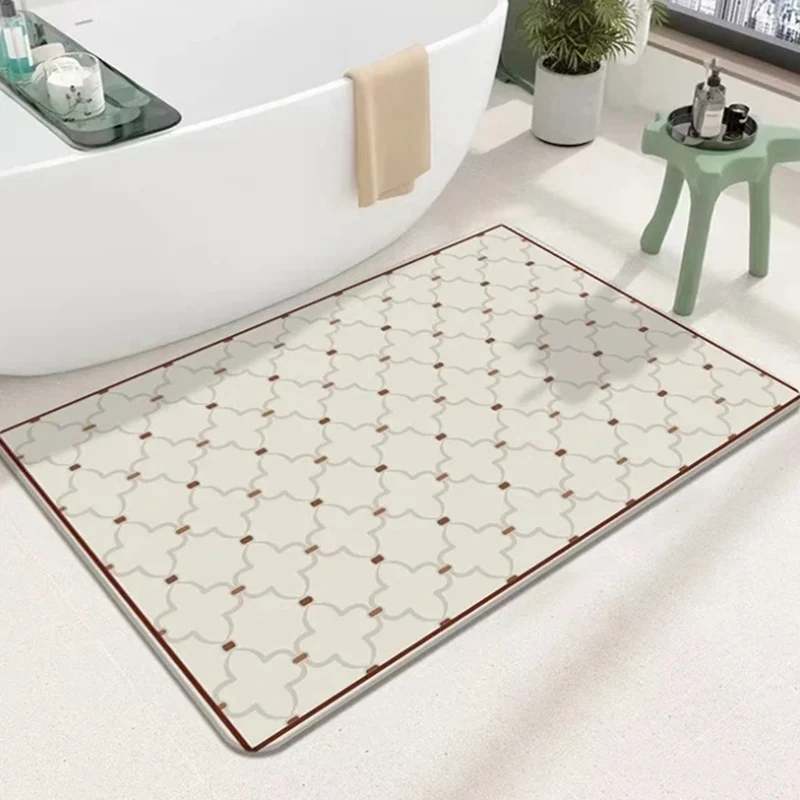 Geometric Patterned Bath Mat Stornfield