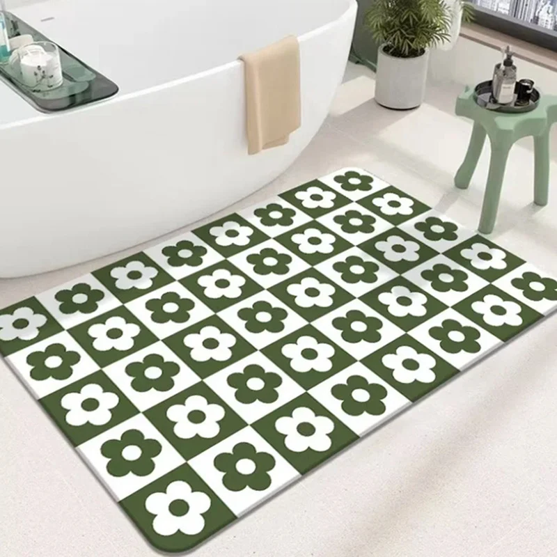 Geometric Patterned Bath Mat Stornfield