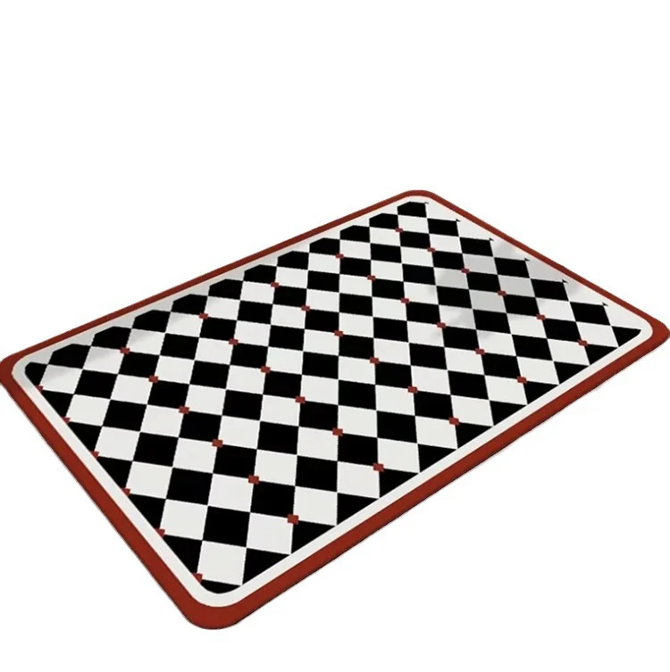 Geometric Patterned Bath Mat Stornfield